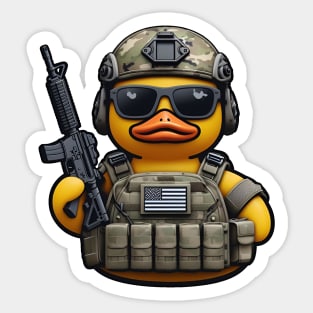 Tactical Rubber Duck Sticker